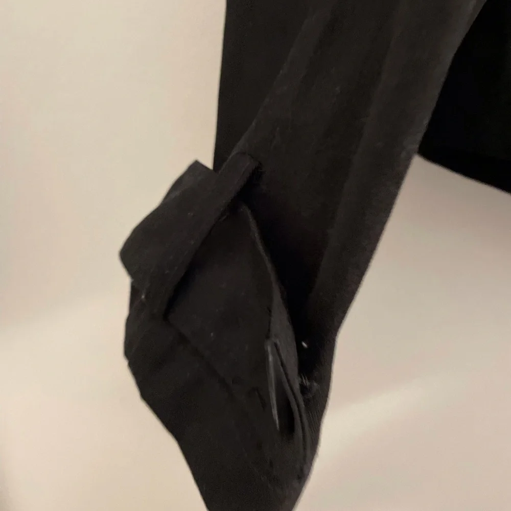 H&M Cropped Black Trench Coat - Picture 6 of 7